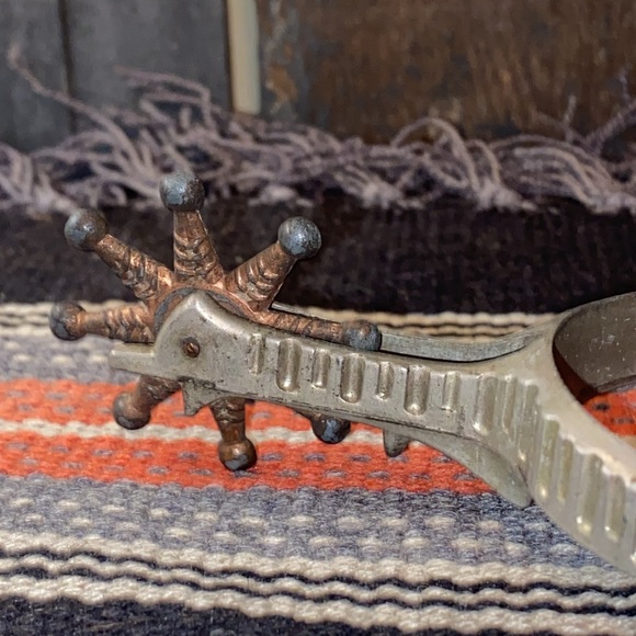Antique Cowboy Boot Spur. 8 in. - Picture 10 of 14